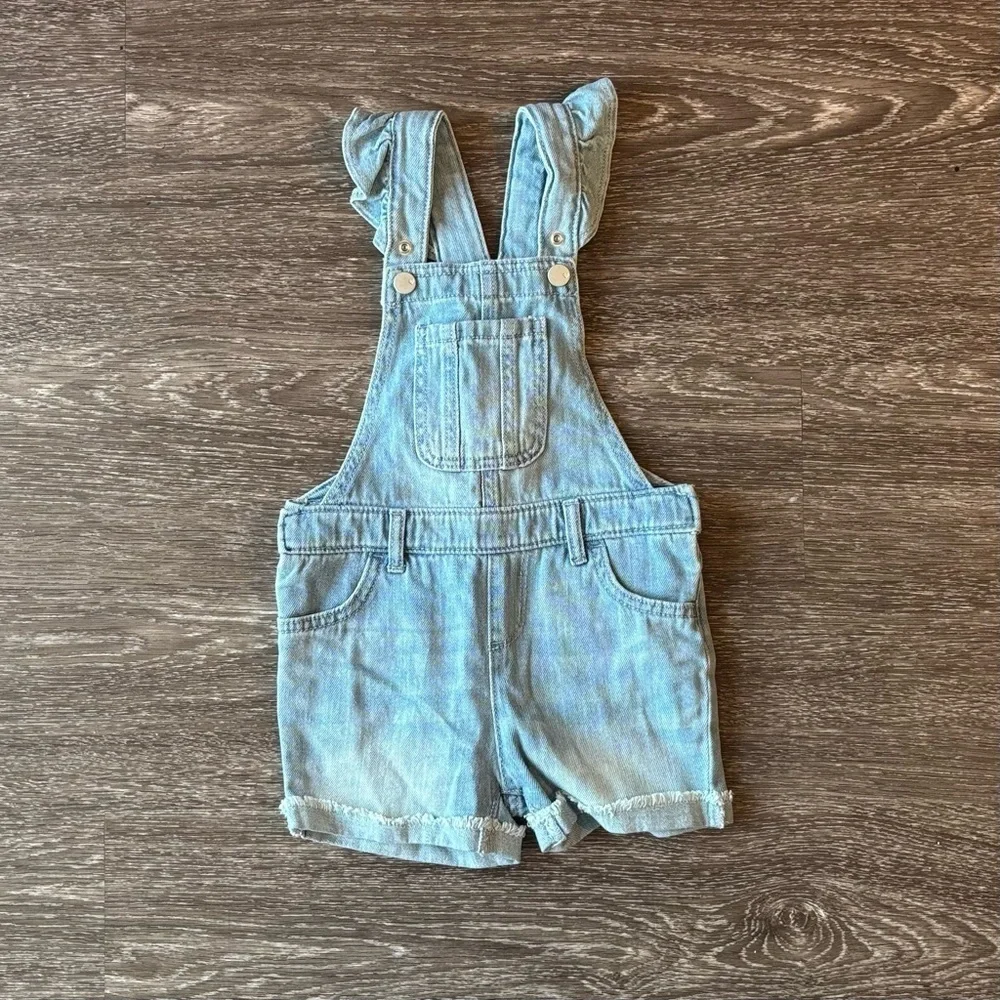 The Children's Place‎ Denim Shortall 3T GIRL Overalls Style Jean Shortalls. NWT